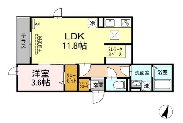 ステラ美光の物件間取画像